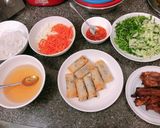 A picture of step 4 of Bún Thịt Nướng Chả Giò.