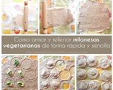 Foto del paso 8 de la receta: Milanesas vegetarianas / veganas de soja y arroz integral. Rellenas con queso y albahaca. SIN GLUTEN