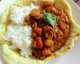 รูปขั้นตอนการทำที่ 11 ของ Chicken curry+naan