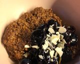 A picture of step 3 of Chocolate cherry porridge 🍒 - vegan.