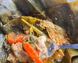 Foto langkah ke 6 dari resep Pepes Ayam Kemangi.