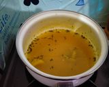 Foto langkah ke 7 dari resep Bubur Ayam Bumbu Kuning Oregano.