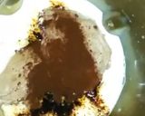 A picture of step 2 of Brownie shake.