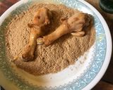 A picture of step 4 of Lebanese rice and southern fried chicken.