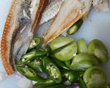 Foto langkah ke 1 dari resep Pari cabe hijau.