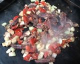 Une image de l'étape 7 de Bœuf sauté aux tomates, oignon et épices anardana.