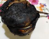 A picture of step 1 of Baingan Bhaji.