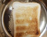A picture of step 2 of My Sesame and Honey Toast.