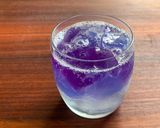 A picture of step 8 of Butterfly Pea Tea Jelly.