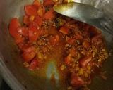 A picture of step 7 of Palak Mushrooms Shimla Aloo Sabzi.