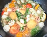 Gambar langkah 4 resipi 👩‍🍳 Sawi Putih Masak Bening.