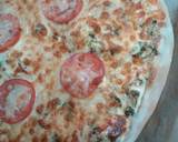Foto del paso 5 de la receta Pizza quiche de bacon y brócoli