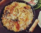 A picture of step 4 of Beef Pulao Biryani.