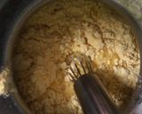 A picture of step 1 of Boondi Wali Kadhi.