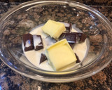 Foto del paso 17 de la receta: Tarta de chocolate rellena de crema de queso con dulce de leche
