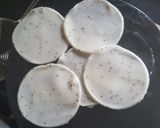 A picture of step 3 of CHAUSELA chawal ke atte ki puri.
