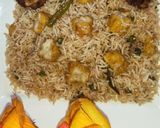 A picture of step 13 of Tempura Masala Rice 🍚.