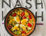 A picture of step 4 of Mango Salad with Tomatoes and Eggs.
