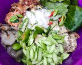 Foto langkah ke 2 dari resep Botok Udang Petai.