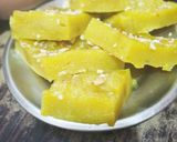 A picture of step 5 of Tirunelveli halwa(wheat flour halwa).