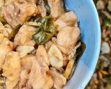 Foto langkah ke 4 dari resep Ayam Kukus Jamur.