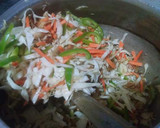 A picture of step 2 of Spring Rolls.🌈🌈🌺 .