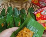 Gambar langkah 3 resipi Pepes Ayam Mee Segera.