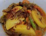 Foto langkah ke 7 dari resep Kari Daging Sapi Simpel.