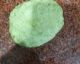 A picture of step 3 of Spinach Walnut Momos.