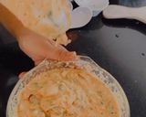 A picture of step 3 of Besan toast/sandwitch.