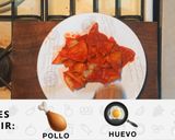 A picture of step 11 of Chilaquiles with Red Sauce.