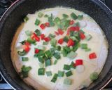 Tortillás 🍕 tojásos pizza 🌯🍳 szalámival és sajttal 🧀 recept fázis 3 fotója