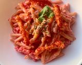 A picture of step 5 of Quick Cheetos Penne pasta.