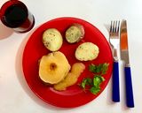 Foto del paso 23 de la receta: Medallones de carre de cerdo con membrillo acaramelado y salsa gravy de membrillo y chardonay (Slow Cook)