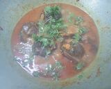 A picture of step 4 of Baigan Tomato Curry.