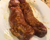A picture of step 4 of Curried lamb neck, roast Jerusalem artichokes and garlic broccoli.