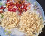 Indian street food crispy noodles Bhel recipe step 4 photo