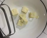 A picture of step 1 of Square milk choco cookies in a cookie dough batter.