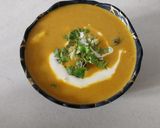 A picture of step 4 of Creamy Arbi Curry.
