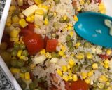 Foto del paso 3 de la receta: Ensalada de atún, tomate cherry, choclo, arvejas, queso muzzarella, semillas de girasol y verdeo