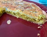 Une image de l'étape 6 de Quiche printanière poireaux chèvre frais et herbes de Provence.