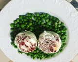 Foto del paso 5 de la receta: Guisantes al vapor lékué con huevos y jamón en accesorio de Lékué, todo un invento