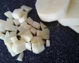 Foto del paso 2 de la receta Tapa de ensaladilla de surimi de cangrejo