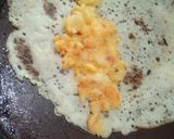 A picture of step 4 of Masala(little) dosa.