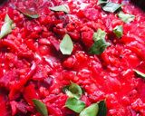 A picture of step 1 of Beetroot dhal sabji.