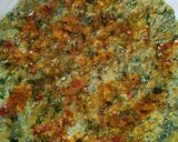 A picture of step 5 of Yam kathi roll.