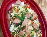 Foto langkah ke 4 dari resep Tumis Kedelai Sawi Putih.