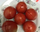 Hình bước làm 4 của món Xíu mại sốt cà chua