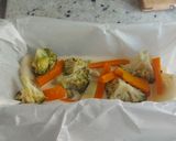 Foto del paso 5 de la receta: Pastel (pudin) de verduras en microondas