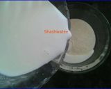 A picture of step 2 of Custard apple ice-cream.